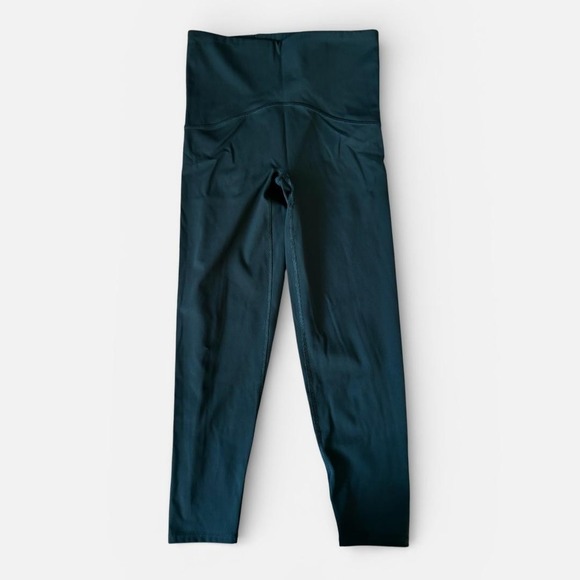 SPANX Pants - SPANX Booty Boost Leggings Womens Medium Green High Rise Shaping Ankle Yoga